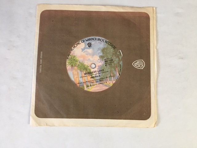 AMERICA - MUSKRAT LOVE / CORNWALL BLANK