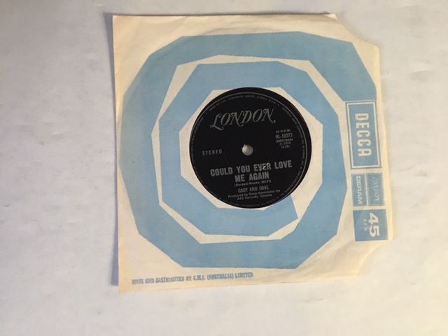 GARY AND DAVE - COULD YOU EVER LOVE ME AGAIN / WHERE DO WE GO FROM HERE?