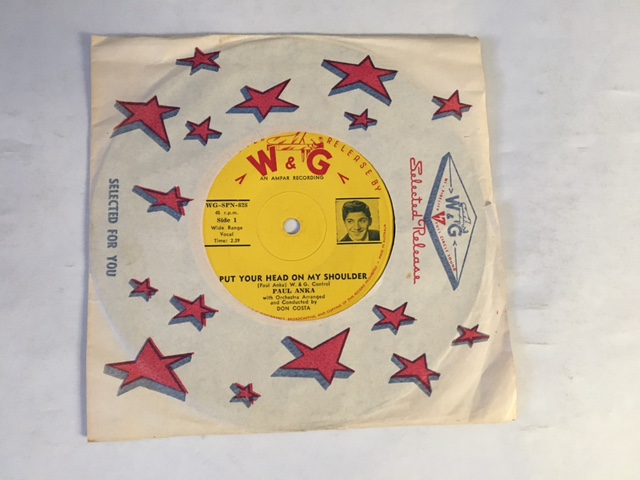 ANKA PAUL - PUT YOUR HEAD ON MY SHOULDER / DON'T EVER LEAVE ME