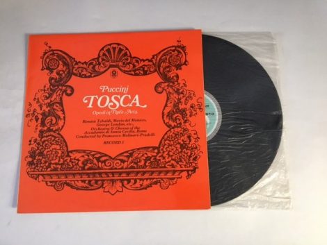 PUCCINI TOSCA OPERA IN THREE ACTS (RECORD ONE)