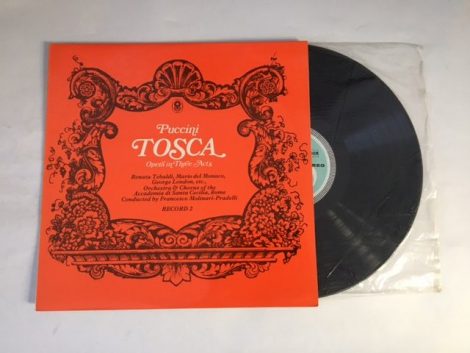 PUCCINI TOSCA OPERA IN THREE ACTS (RECORD TWO)