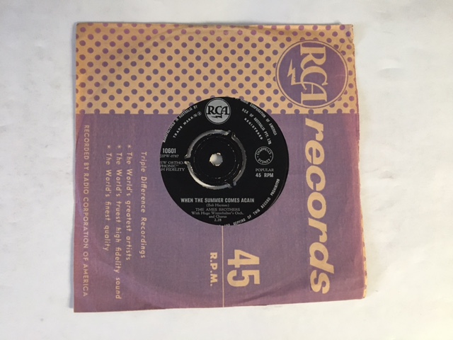 AMES BROTHERS THE - RED RIVER ROSE / WHEN THE SUMMER COMES AGAIN