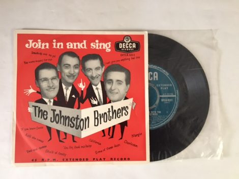 THE JOHNSTON BROTHERS JOIN IN AND SING